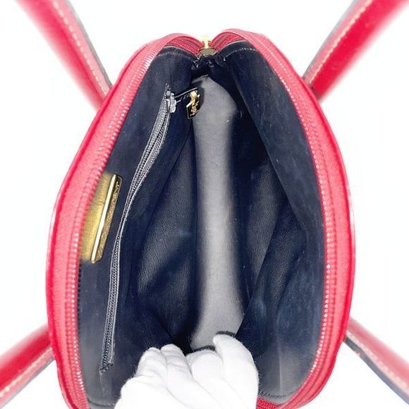 Yves Saint Laurent Cutout Logo Charm 2Way Handbag - Picture 8 of 16